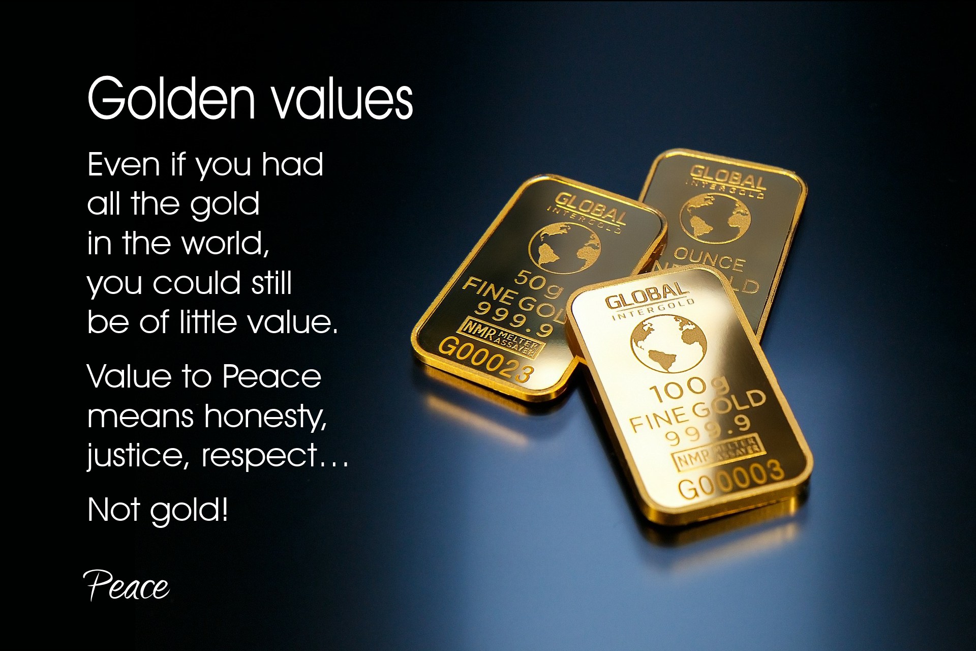 Golden values