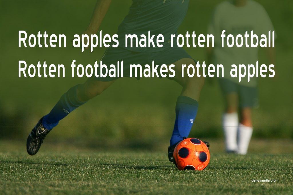 Rotten apples