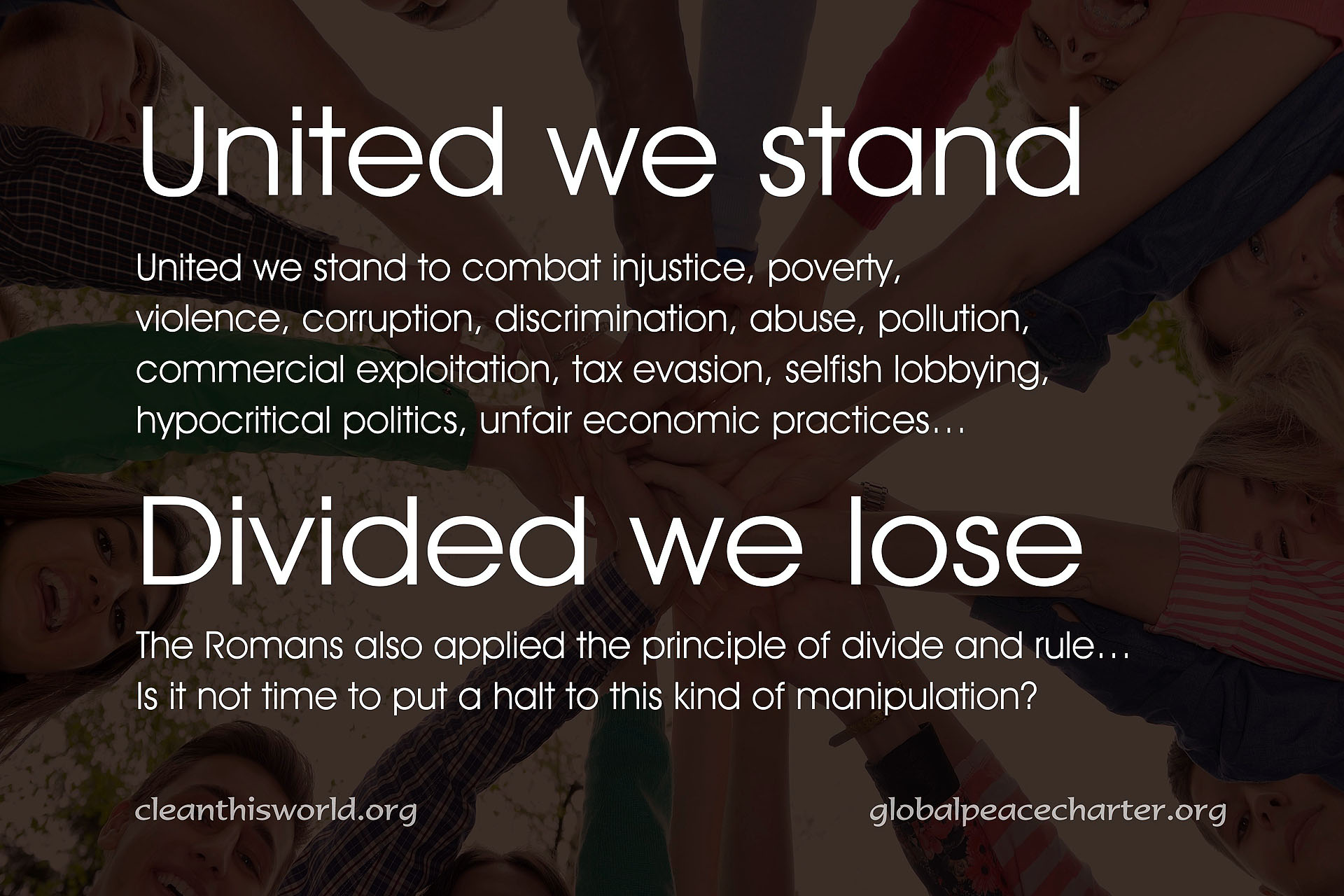 Read more about the article United we stand